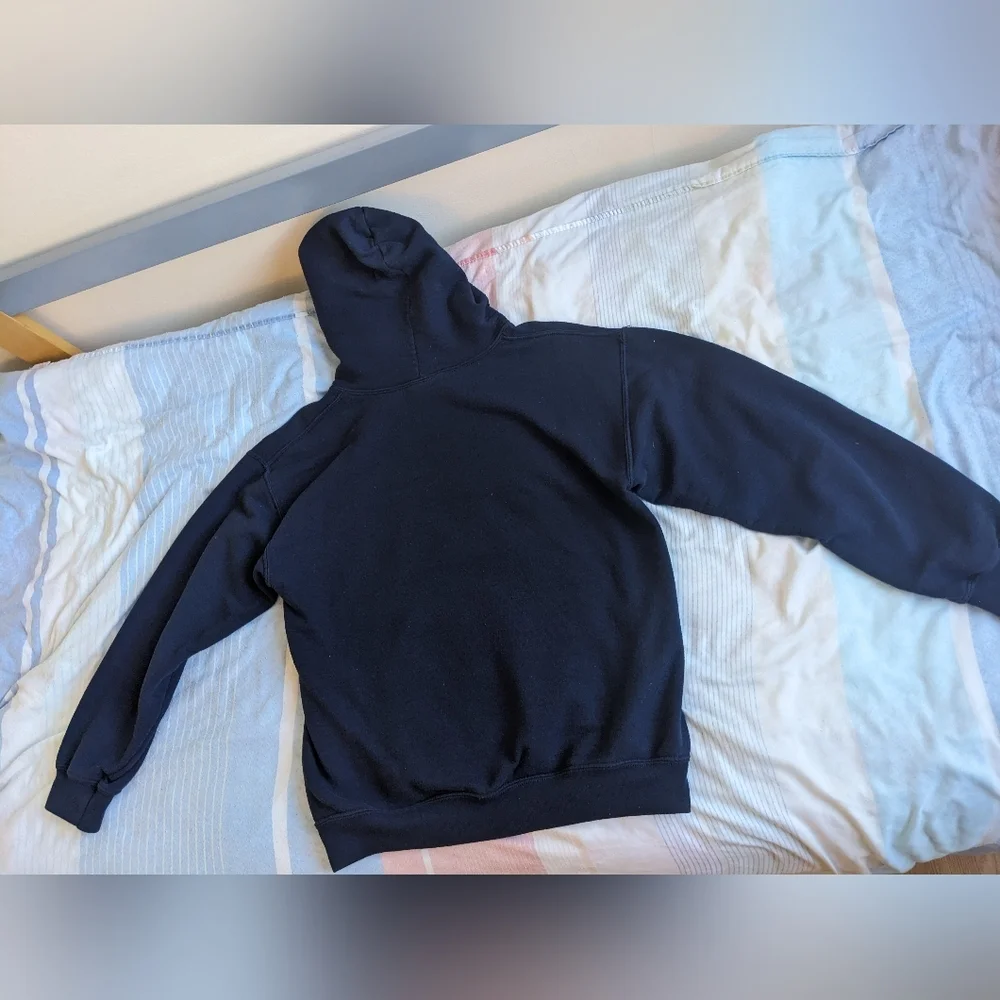 Navy Blue Hoodie With 'MAC' Embroidery - Picture 6 of 8